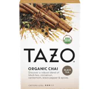 “Tazo” Tea Organic Chai Black, 20 bags / 54 grs