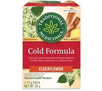 “Traditional Medicinals” Tea Cold Formula Elderflowers, 28 grs