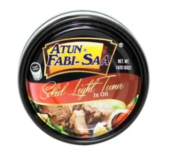 Solid Light Tuna “Atun Fabi-Saa” Atun solido en Aceite 345 gs