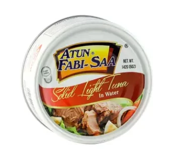 Solid Light Tuna “Atun Fabi-Saa” Solido de Atun en agua 142 gr