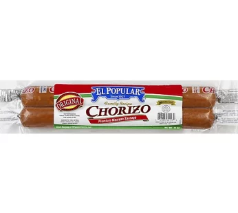 Chorizo Vegetarian “El Popular” Original 340 grs